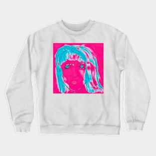 Baby blue eyes and hair Crewneck Sweatshirt